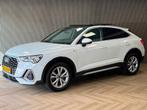Audi Q3 Sportback 35 TFSI S Edition Competition PANO PARKEER, Auto's, Audi, Parkeercamera, Zwart, 4 cilinders, Wit