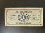België legergeld pick M1 1946, Postzegels en Munten, Bankbiljetten | België, Ophalen of Verzenden, Los biljet