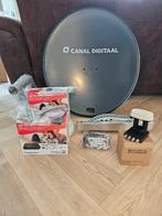 Satelietschotel met 2 ontvangers, Audio, Tv en Foto, Schotelantennes, Ophalen of Verzenden, Nieuw, (Schotel)antenne-accessoires