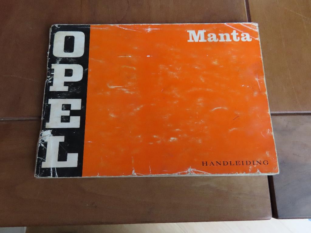 Instructieboek Opel Manta, Manta Rallye 1972, Ophalen of Verzenden