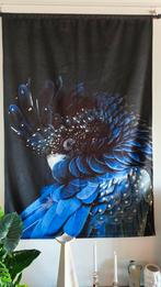 Laatste week....Zwarte Ara op doek/wandkleed, Antiek en Kunst, Kunst | Schilderijen | Abstract, Ophalen