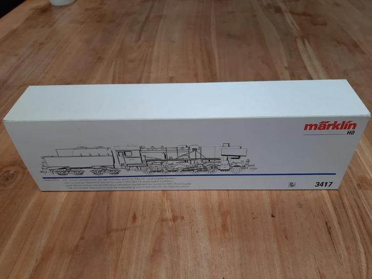 Märklin 3417 Stoomlokomotief serie 63a NSB in nieuwstaat, Hobby en Vrije tijd, Modeltreinen | H0, Zo goed als nieuw, Locomotief