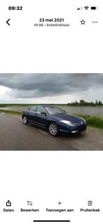 Citroën C6 2.7 Hdif V6 AUT 2006 Blauw, 221 €/maand, Beige, C6, Blauw