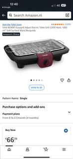 Tefal Easygrill Adjust Electric Table Grill 2300 Watt, Ophalen of Verzenden, Nieuw