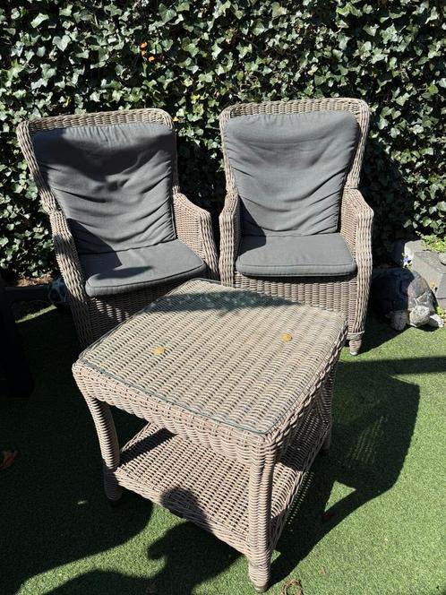 4 Seasons Outdoor Brighton lounge stoelen, Tuin en Terras, Tuinstoelen, Gebruikt, Wicker, Ophalen of Verzenden