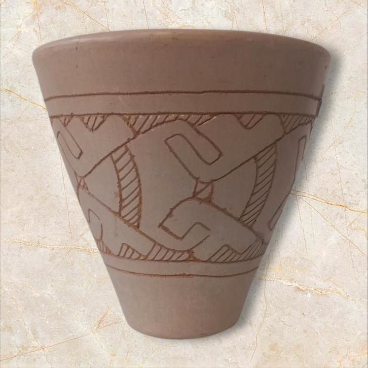 Zuid-Amerikaanse Pot met Motief, Antiek en Kunst, Kunst | Niet-Westerse kunst, Ophalen of Verzenden