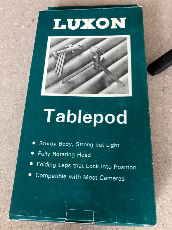 Luxon Tablepod Tafelstatief - Zo Goed Als Nieuw, Audio, Tv en Foto, Fotografie | Statieven en Balhoofden, Zo goed als nieuw, Ministatief