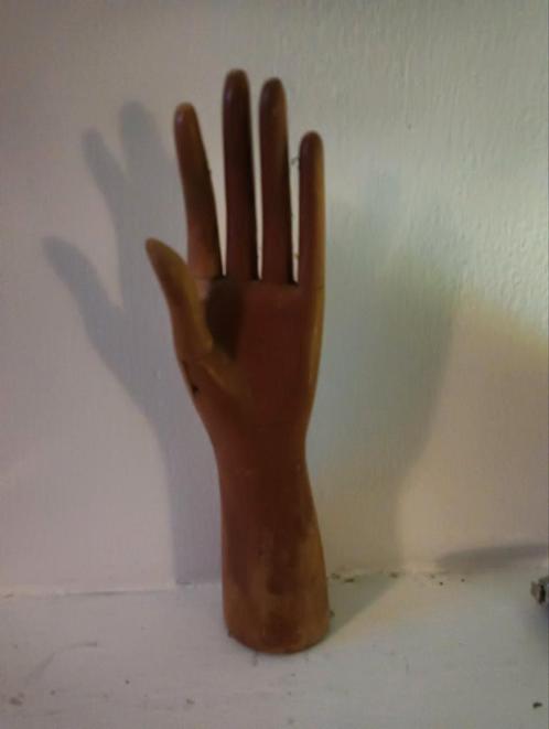 Vintage Mannequin hand sieradendisplay  Retro, Huis en Inrichting, Woonaccessoires | Overige, Gebruikt, Ophalen of Verzenden