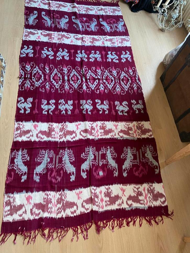 Ikat doek, Antiek en Kunst, Antiek | Kleden en Textiel, Ophalen