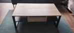 Salontafel MDF Eikenlook met Lade, 100 tot 150 cm, Zo goed als nieuw, Modern, Minder dan 50 cm