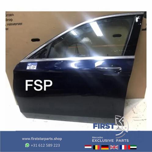 W205 DEUR COMPLEET BLAUW LINKS Mercedes C Klasse 2014-2020 o, Auto-onderdelen, Carrosserie en Plaatwerk, Deur, Mercedes-Benz, Voor