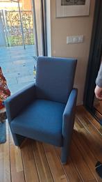 Twee nette blauwe fauteuiltjes, Huis en Inrichting, Fauteuils, Ophalen, Gebruikt, Minder dan 75 cm, 50 tot 75 cm