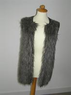 Grijze bodywarmer met veertjes maat XS., Ophalen of Verzenden, Nieuw, Maat 34 (XS) of kleiner, Grijs