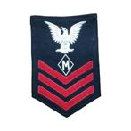 WWII US Navy Mail Clerk Rank Patch, Verzamelen, Militaria | Tweede Wereldoorlog, Embleem of Badge, Amerika, Ophalen of Verzenden