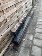 Hardhouten Meerpalen - 4 Stuks, Doe-het-zelf en Verbouw, Gebruikt, 250 tot 300 cm, 50 mm of meer, Balk