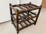 Vintage Manou Houten Wijnrek, Ophalen, Gebruikt, Minder dan 5 flessen, Minder dan 50 cm