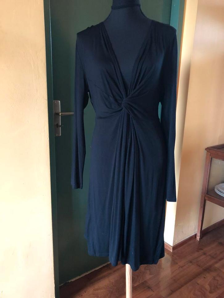 Jurk Casual Clothing, zwart, mt XL, lang 105 cm, Kleding | Dames, Jurken, Zo goed als nieuw, Maat 46/48 (XL) of groter, Zwart