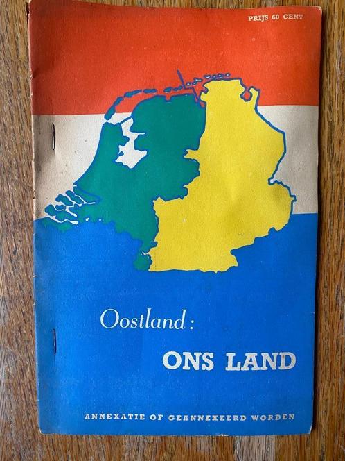 Oostland: Ons land - Uitgave van "De Accu", Verzamelen, Militaria | Tweede Wereldoorlog, Overige soorten, Boek of Tijdschrift