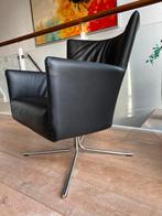 Lederen Harvink fauteuil, Huis en Inrichting, Fauteuils, Ophalen, Zo goed als nieuw, Minder dan 75 cm, 50 tot 75 cm