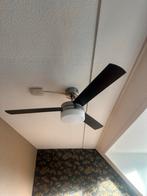 Plafondventilator met verlichting en afstandsbediening, Ophalen, Zo goed als nieuw, Metaal, Minder dan 50 cm