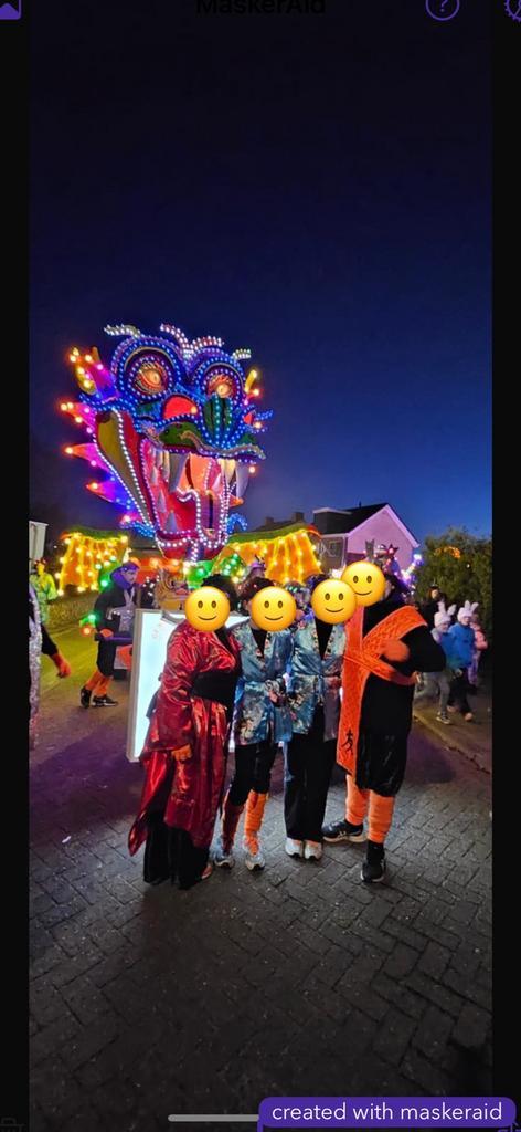 Chinese kleding carnaval, Kleding | Dames, Carnavalskleding en Feestkleding, Zo goed als nieuw, Kleding, Carnaval, Ophalen of Verzenden