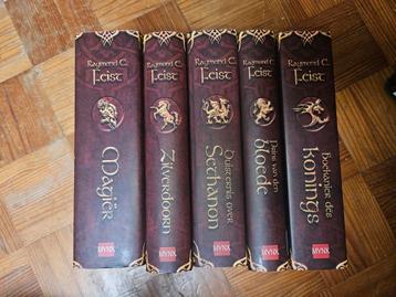 Raymon E Feist de oorlog van de grote scheuring boeken serie beschikbaar voor biedingen