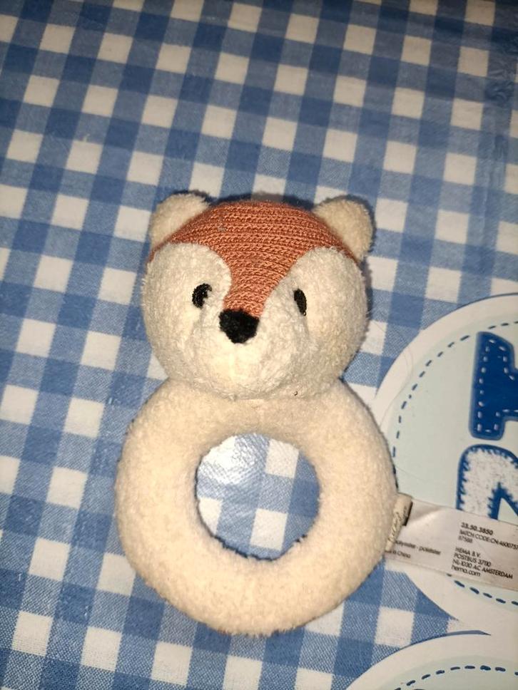 Hema vos rammelaar, Kinderen en Baby's, Speelgoed | Babyspeelgoed, Zo goed als nieuw, Rammelaar, Ophalen of Verzenden