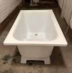 Witte Badkuip plastic, Ophalen, Gebruikt, Met bad