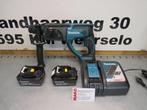 Makita DHR202 18V Li-Ion SDS-plus combihamer accus en lader, Makita, Nieuw, Zandhaarweg, Ophalen of Verzenden