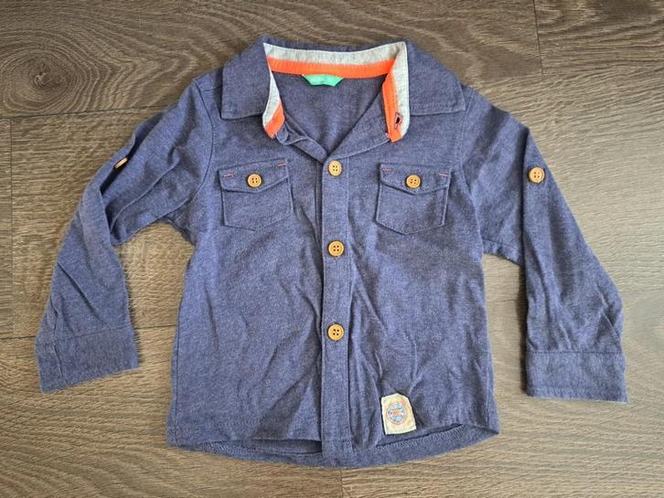 Jongens Blouse  Hema  - 80  jusa17, Kinderen en Baby's, Babykleding | Maat 80, Zo goed als nieuw, Jongetje, Overhemdje of Bloesje