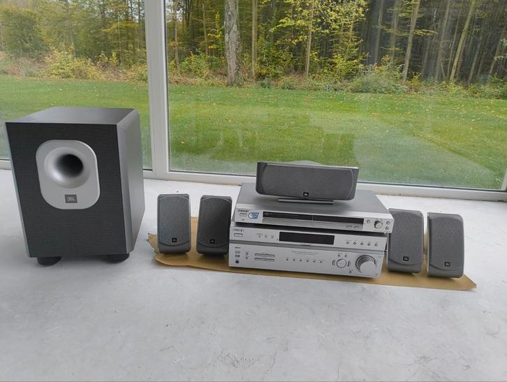 Complete Sony & JBL 5.1 Home Cinema Set, Audio, Tv en Foto, Home Cinema-sets, Zo goed als nieuw, Overige spelers, 5.1-systeem
