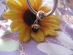 Pandora DANGLE bedel 790379O = druppel + ONIX / ONYX, Pandora, Ophalen of Verzenden, Zo goed als nieuw, 1 bedel