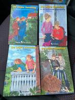 4 boeken van de olijke tweeling en de spannende logeerpartij, Ophalen of Verzenden, Zo goed als nieuw, Suzanne Braam; A. Peters