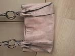 Tas fred de la bretoniere leer taupe grijs, Sieraden, Tassen en Uiterlijk, Tassen | Damestassen, Ophalen, Gebruikt, Grijs, Handtas