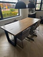 Rechthoekige eettafel 230x100, Ophalen, Gebruikt, 100 tot 150 cm, Eikenhout