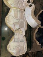 Beenbeschermers/ peesbeschermers/ springschoenen wit, Ophalen of Verzenden, Zo goed als nieuw, Rijden
