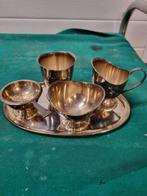 roomstel douwe egberts met extra theezeef, Antiek en Kunst, Antiek | Servies los, Ophalen of Verzenden