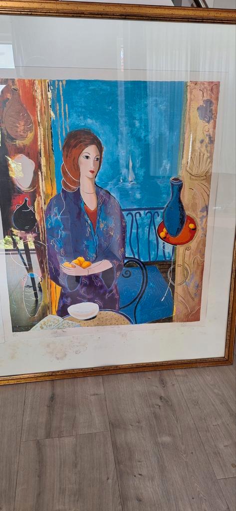 Koen Vanmechelen Litho - Gesigneerd en Ingelijst, Antiek en Kunst, Kunst | Litho's en Zeefdrukken, Ophalen of Verzenden