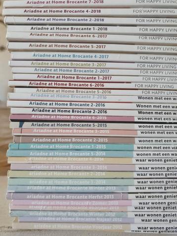 33 stuks Ariadne at Home Brocante special 2012 -2018 beschikbaar voor biedingen