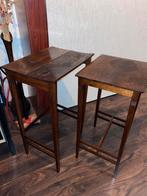 Jaren 50 bijzettafel(s), Huis en Inrichting, Tafels | Sidetables, Gebruikt, 100 tot 150 cm, Vierkant, Ophalen of Verzenden