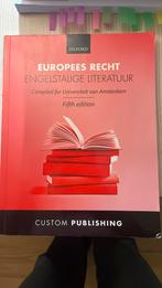 Europees recht engelstalig Oxford, Ophalen of Verzenden, Zo goed als nieuw, WO