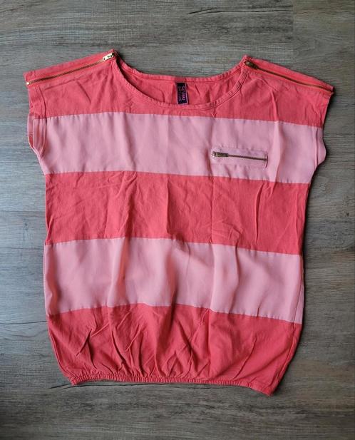 🌿 Seven Sisters shirt M, Kleding | Dames, Tops, Gedragen, Maat 38/40 (M), Oranje, Korte mouw, Ophalen of Verzenden
