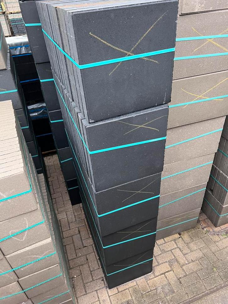 50x50x6 antraciet, Tuin en Terras, Tegels en Klinkers, Nieuw, Klinkers, Beton, Ophalen of Verzenden