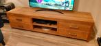 Teakhouten tv meubel, Huis en Inrichting, Kasten | Televisiemeubels, Ophalen, Gebruikt, Teakhout, 200 cm of meer