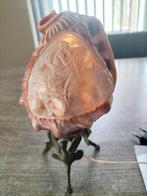 Antieke Victoriaanse camee schelpen lamp., Antiek en Kunst, Antiek | Lampen, Verzenden