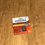 Philips SD Micro SDHC Card 32GB ( NIEUW ), Audio, Tv en Foto, Fotografie | Geheugenkaarten, Philips, Gebruikt, 32 GB, SDXC