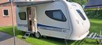 Hobby la vita 460 UFE met voortent, zakluifel en mover., Caravans en Kamperen, Mover, Rondzit, Hobby, Frans bed