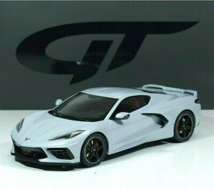 1:18 Chevrolet Corvette C8 uit 2020 GT Spirit 999 stuks!!, Hobby en Vrije tijd, Modelauto's | 1:18, Nieuw, Auto, Overige merken