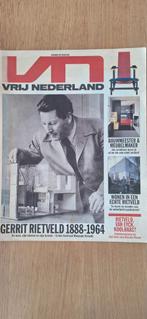 Gerrit Rietveld , Vrij Nederland, Verzamelen, Tijdschriften, Kranten en Knipsels, Nederland, Ophalen of Verzenden