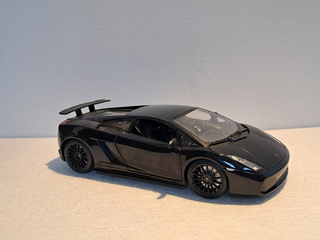 Lamborghini Gallardo Superleggera Black 1/18, Ophalen of Verzenden, Zo goed als nieuw, Auto, Maisto